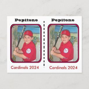 Customisable Baseball Card