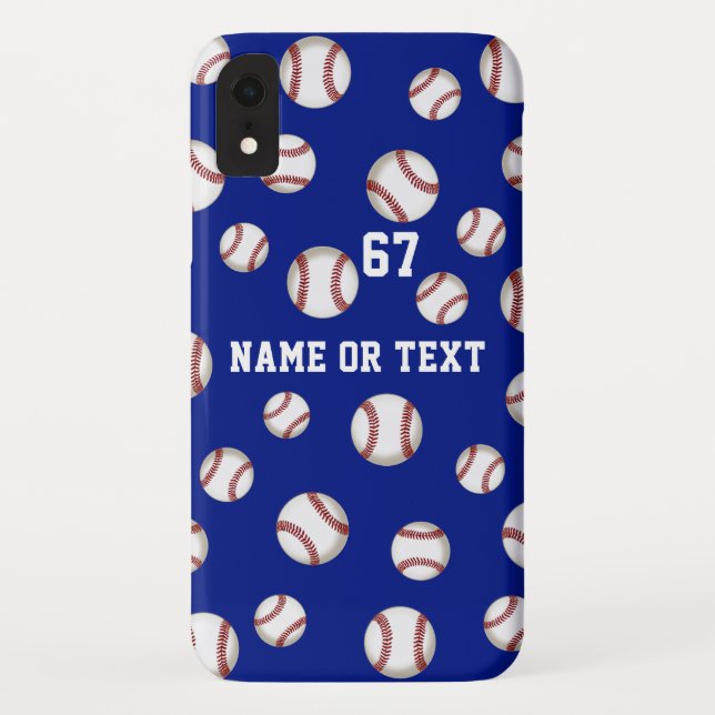 Customisable Baseball iPhone Cases, New to Older Case-Mate iPhone Case (Back)