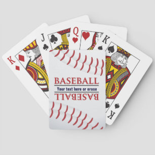 Customisable Baseball Playing Cards