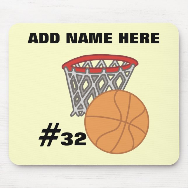 Customisable Basketball Mousepad (Front)
