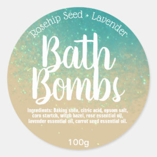 Customisable Bath Bomb Label