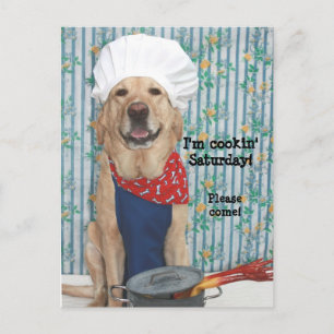 Customisable BBQ Postcard Invitation