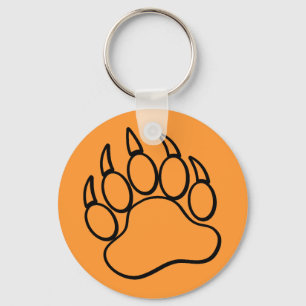 Customisable Bear Paw Key Chain
