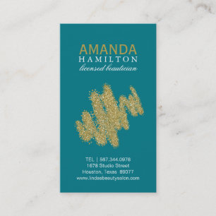 Customisable Beautician Business Card