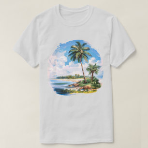 Customisable beautiful tropical scenery T-Shirt