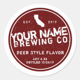 Customisable Beer Labels - Add your own words and