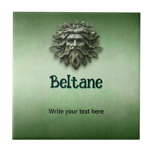 Customisable Beltane Ceramic Tile (Front)