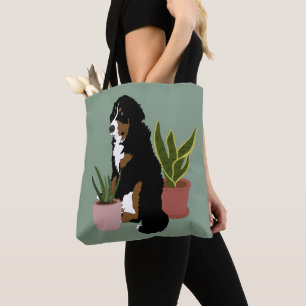 Customisable Bernese Mountain Dog Tote Bag