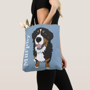 Customisable Bernese Mountain Dog Tote Bag