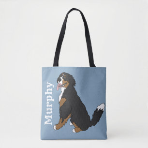 Customisable Bernese Mountain Dog  Tote Bag