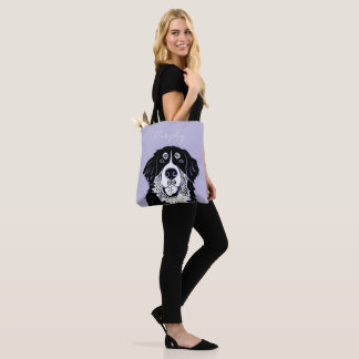 Customisable Bernese Mountain Dog   Tote Bag