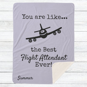 Customisable Best Flight Attendant Blanket