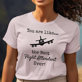 Customisable Best Flight Attendant T-Shirt