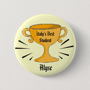 Customisable Best Student Award Pin