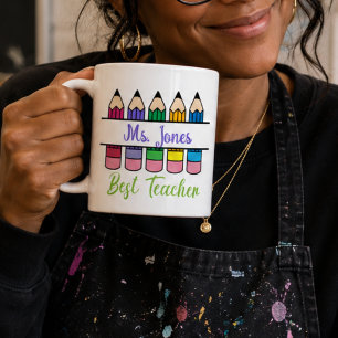Customisable Best Teacher Appreciation Coffee Mug