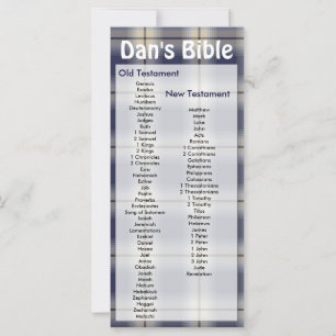 Customisable Bible Bookmark Men's Plaid