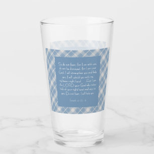 Customisable Bible Verse Isaiah 41:10, 13 Glass