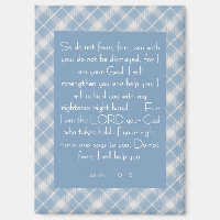 Customisable Bible Verse Isaiah 41:10, 13