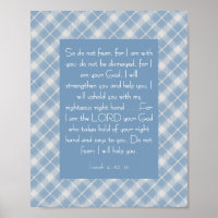 Customisable Bible Verse Isaiah 41:10, 13 