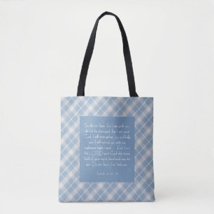 Customisable Bible Verse Isaiah 41:10, 13 Tote Bag