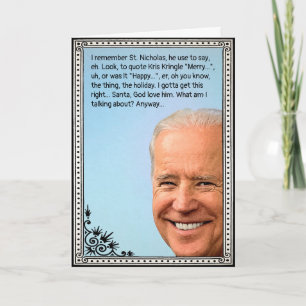 Customisable Biden Holiday Card