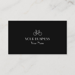 Customisable bike repair sales shop business cards