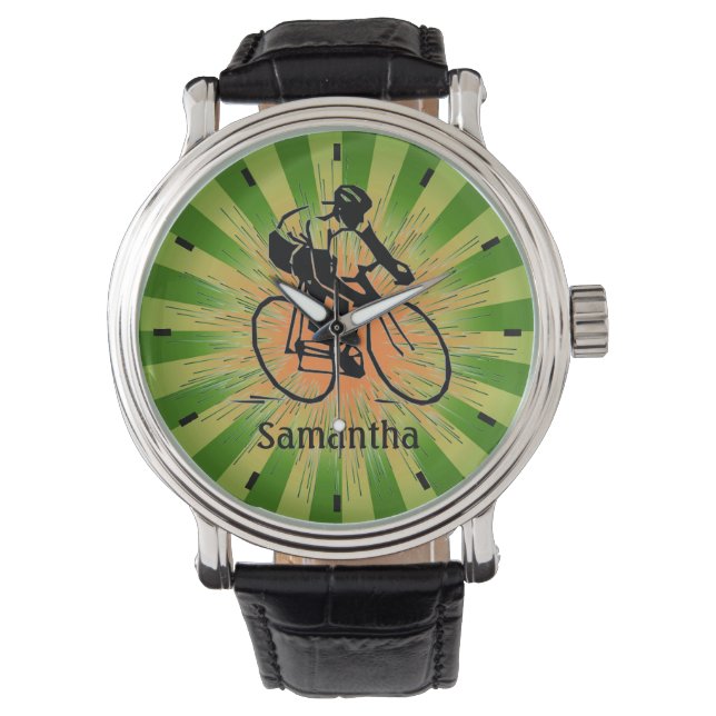 Customisable  Biking Design Watch (Front)