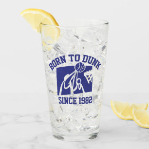 Customisable Birthday Basketball Glass