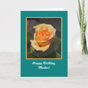 Customisable Birthday Card, Dreaming Spires Rose Card