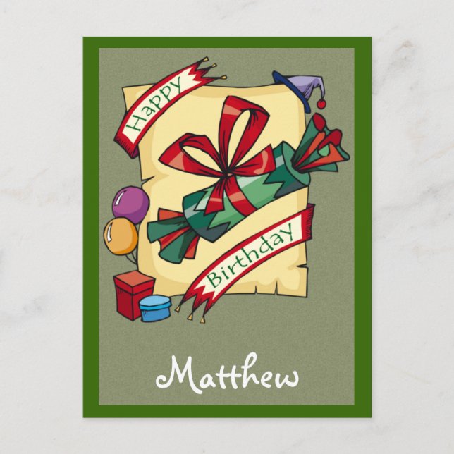 Customisable Birthday Cards (Front)