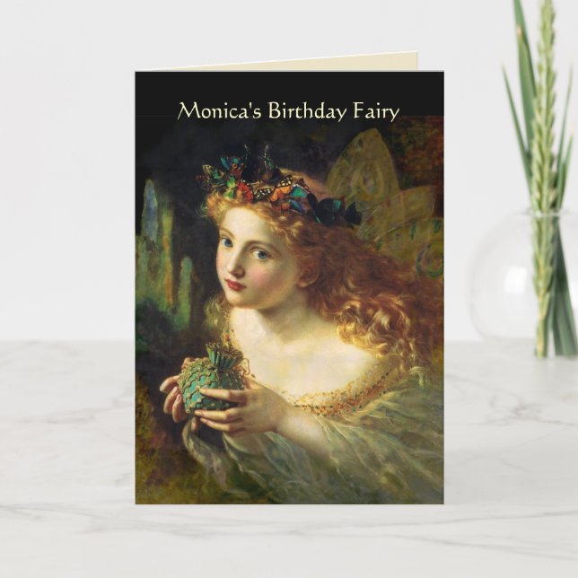 Customisable Birthday Fairy Card (Front)