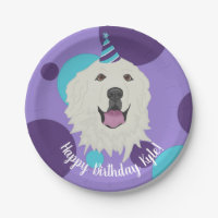 Customisable Birthday Great Pyrenees 
