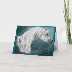 Customisable Blank Arabian Horse Card