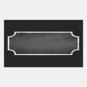 Customisable Blank Faux Chalkboard Sticker Labels