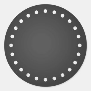 Customisable Blank Faux Chalkboard Stickers