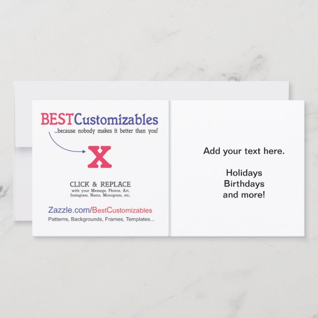 Customisable Blank Gift Template (Front)