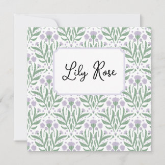 Customisable blank greeting card