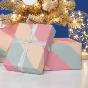 Customisable Blank Simple Template Modern Colourfu Wrapping Paper