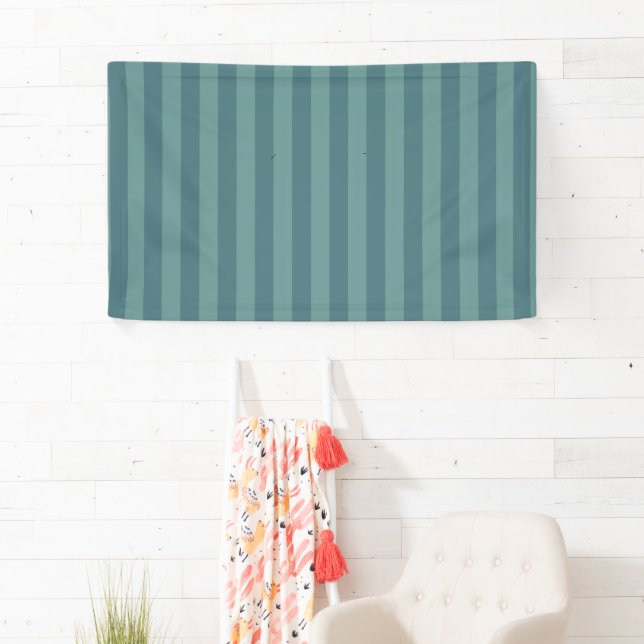 Customisable Blue Stripes Banner (Insitu)