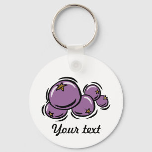 Customisable Blueberry Keychain (LIGHT)