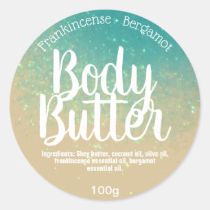 Customisable Body Butter Label