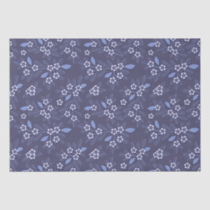 Customisable botanical floral pattern Tissue Paper