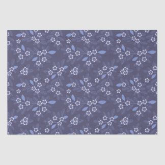 Customisable botanical floral pattern Tissue Paper