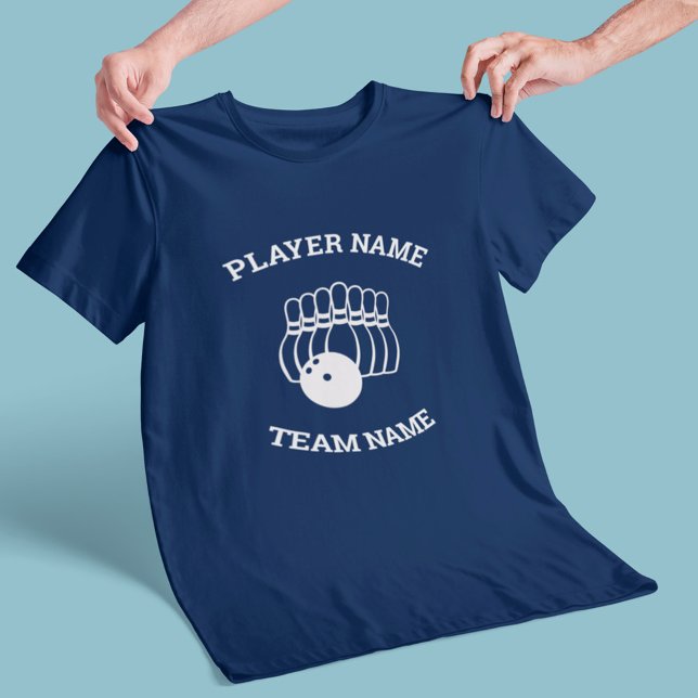 Customisable Bowling Team T-Shirt (Creator Uploaded)