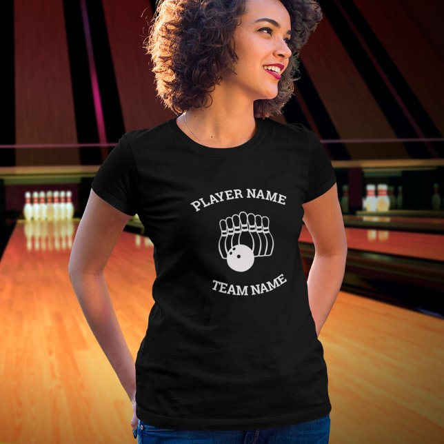 Customisable Bowling Team T-Shirt (Creator Uploaded)