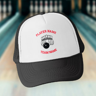 Customisable Bowling Team Trucker Hat