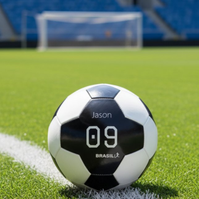 Customisable Brasil Soccer Monochromatic Gear Ball (Creator Uploaded)