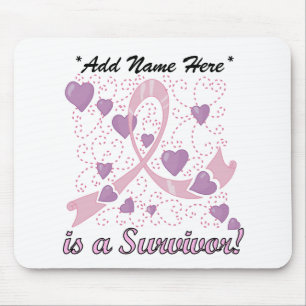 Customisable Breast Cancer Survivor Mousepad