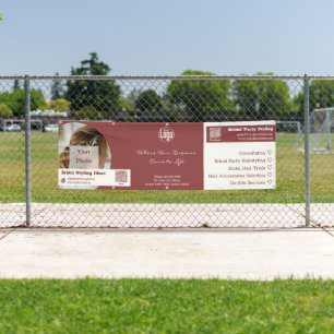 Customisable Bridal Party Hair Styling Services Banner