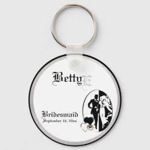 Customisable Bridesmaids Keepsake Keychain
